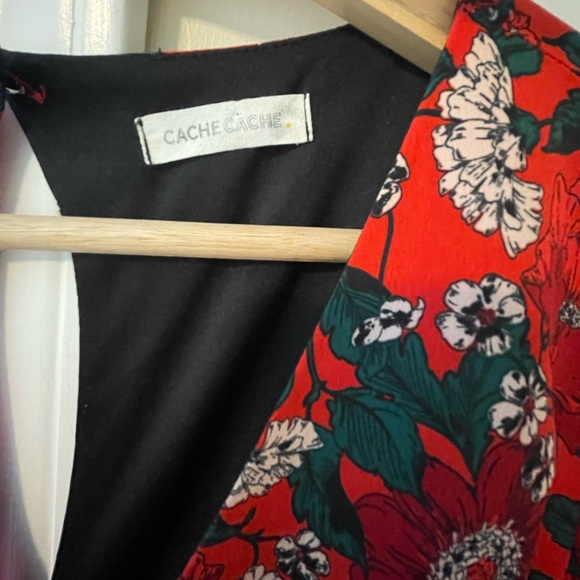 Wide leg cropped floral jumpsuit - Picture 4 of 10